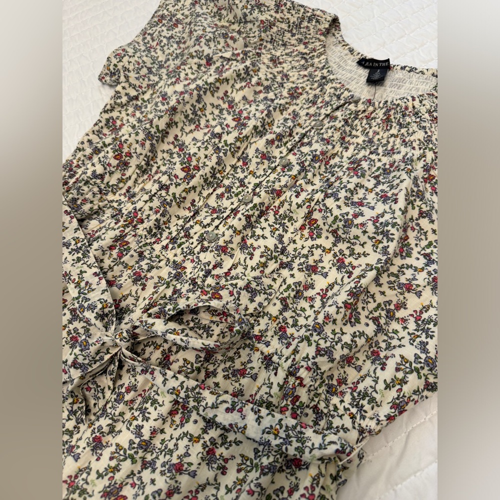 NWT- A Pea in the Pod - Small- Tiered Maxi Dress